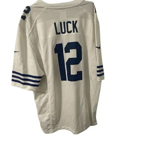 Indianapolis Colts NFL - Nike OnField Andrew Luck Football Jersey Mens Sz Large - Picture 9 of 16